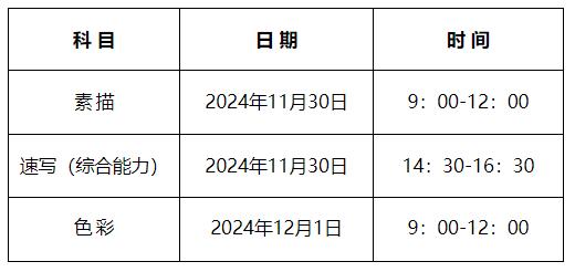 河北省2025年美术与设计类专业统考温馨提示